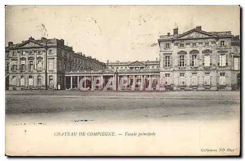 Cartes postales Chateau de Compiegne Facade principale