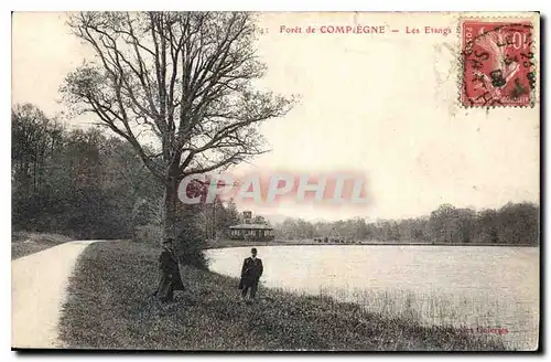 Ansichtskarte AK Foret de Compiegne Les Etangs