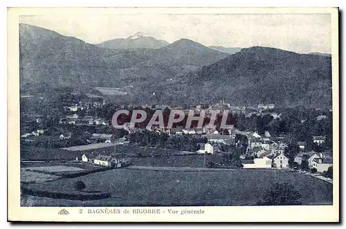 Cartes postales Bagneres de Bigorre vue generale