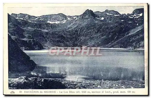 Ansichtskarte AK Bagneres de Bigorre le lac Bleu