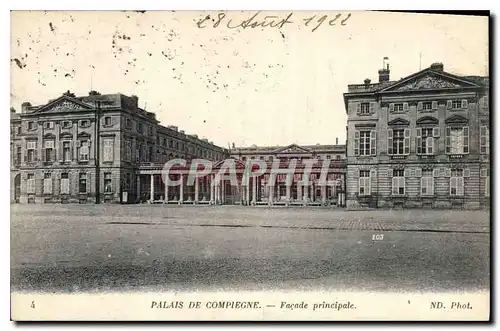 Ansichtskarte AK Palais de Compiegne Facade principale