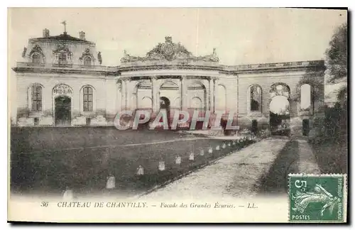 Ansichtskarte AK Chateau de Chantilly Facade des Grandes Ecuries