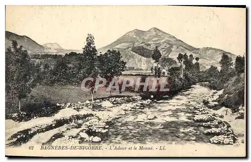 Cartes postales Bagneres de Bigorre l'Adour et le Monne