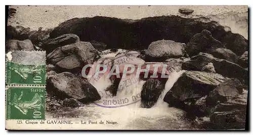 Cartes postales Cirque de Gavarnie Le Pont de Neige