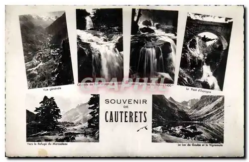 Cartes postales Souvenir de Cauterets H P