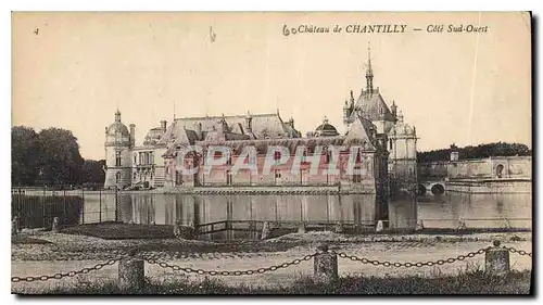 Ansichtskarte AK Chateau de Chantilly Cote Sud Ouest