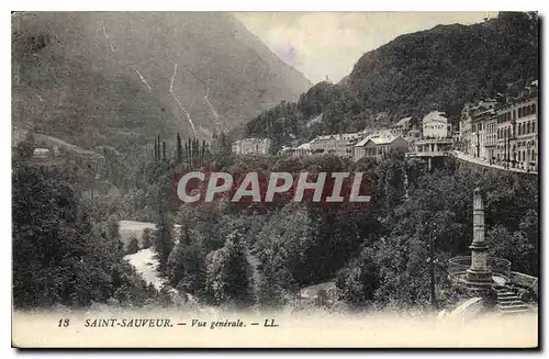 Cartes postales Saint Sauveur Vue generale