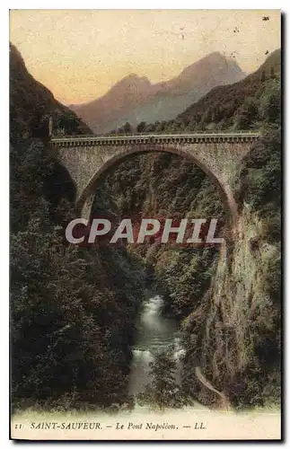 Ansichtskarte AK Saint Sauveur Le Pont Napoleon