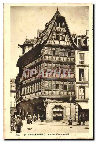 Cartes postales Strasbourg Maison Kammerzell