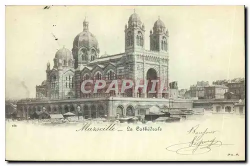 Cartes postales Marseille La Cathedrale