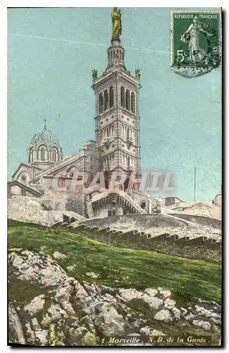 Cartes postales Marseille N D de la Garde