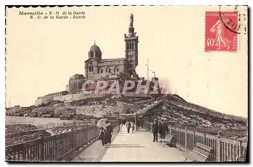 Cartes postales Marseille N D de la Garde