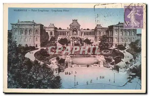 Cartes postales Marseille Palais Longchamp