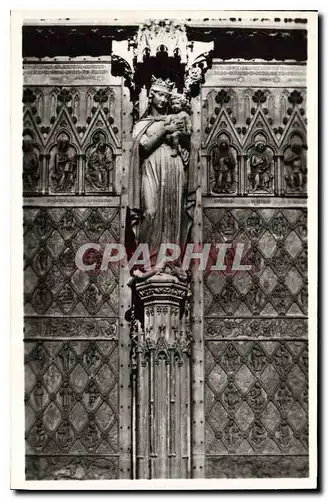 Cartes postales Strasbourg La Cathedrale la Vierge