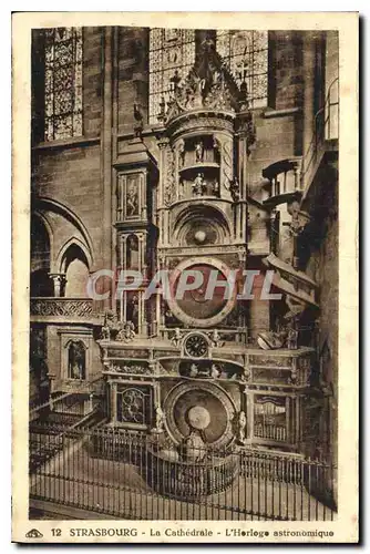 Cartes postales Strasbourg La Cathedrale l'Horloge astronomique