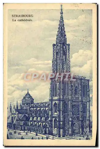 Cartes postales Strasbourg la Cathedrale