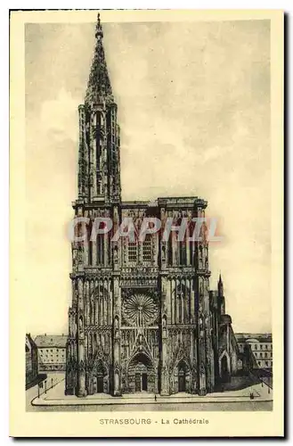 Cartes postales Strasbourg La Cathedrale