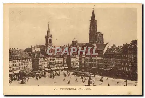 Cartes postales Strasbourg Place Kleber