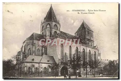 Ansichtskarte AK Strasbourg Eglise Saint Thomas