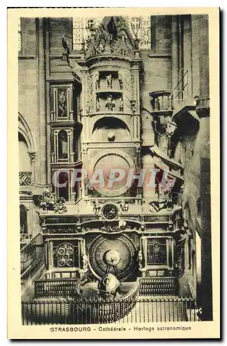 Cartes postales Strasbourg Cathedrale Horloge astronomique