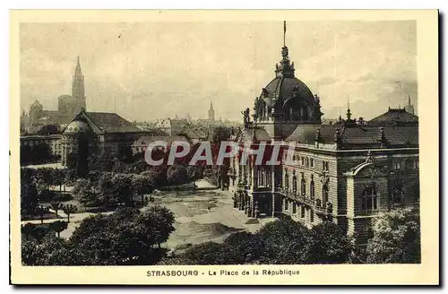 Cartes postales Strasbourg la Place de la Republique
