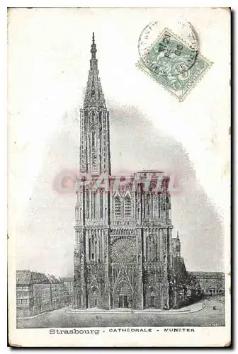 Cartes postales Strasbourg Cathedrale