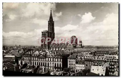 Cartes postales Strasbourg La Cathedrale et le Palais de Rohan