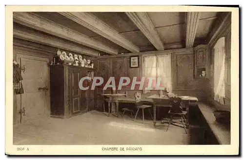 Cartes postales Chambre de Paysans