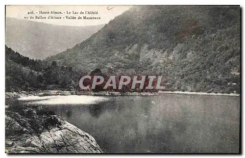 Cartes postales Haute Alsace Le Lac de l'Alfeld vu du Ballon d'Alsace Vallee de Massevaux