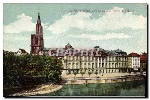 Cartes postales Strasbourg Cathedrale et Palais des Rohan
