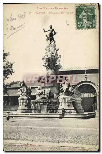 Ansichtskarte AK Les Hautes Pyrenee Tarbes fontaine