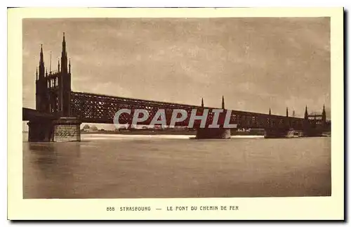 Ansichtskarte AK Strasbourg le Pont du Chemin de fer