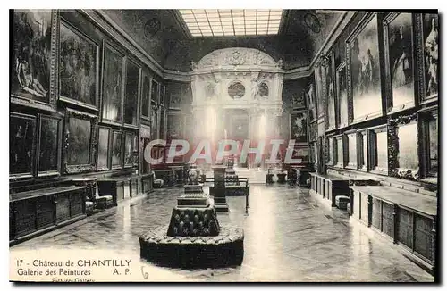 Ansichtskarte AK Chateau de Chantilly Galerie des Peintures