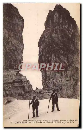 Ansichtskarte AK Gavarnie La Breche de Roland