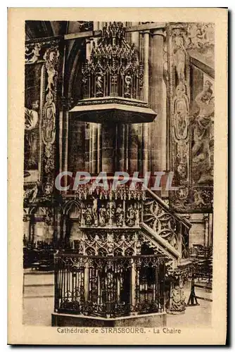 Cartes postales Cathedrale de Strasbourg la Chaire