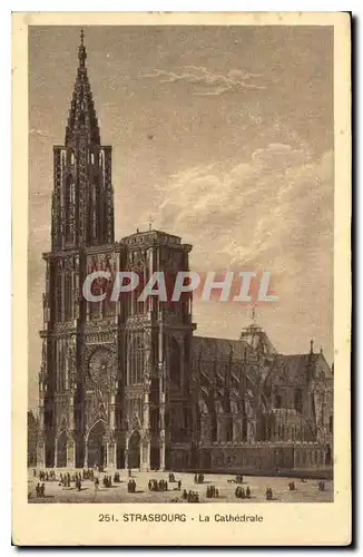 Cartes postales Strasbourg La Cathedrale