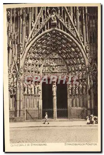 Cartes postales Cathedrale de Strasbourg