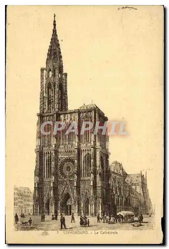 Cartes postales Strasbourg La Cathedrale