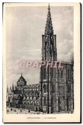 Cartes postales Strasbourg La Cathedrale