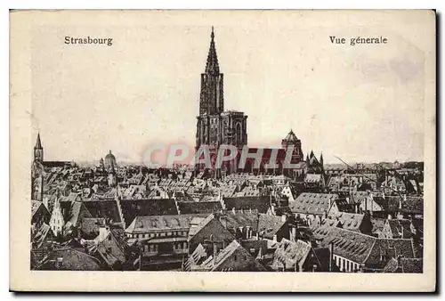 Cartes postales Strasbourg Vue generale