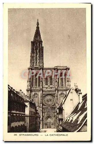 Cartes postales Strasbourg La Cathedrale