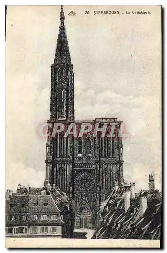 Cartes postales Strasbourg La Cathedrale