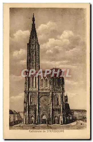 Cartes postales Cathedrale de Strasbourg