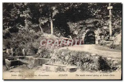 Cartes postales Sainte Odile La source Miraculeuse Alsace