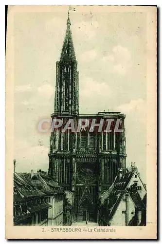 Cartes postales Strasbourg La Cathedrale