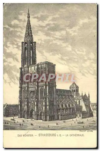 Cartes postales Strasbourg La Cathedrale