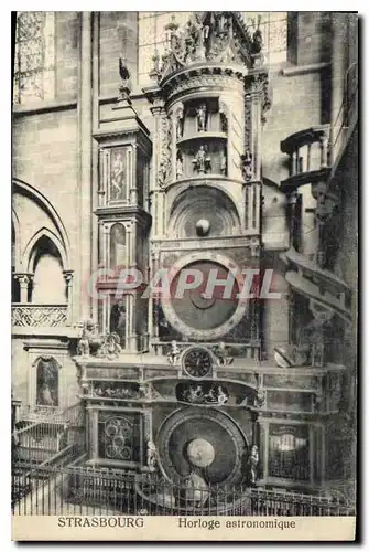 Cartes postales Strasbourg Horloge astronomique