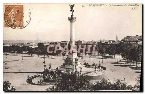 Cartes postales Bordeaux Le Monument des Girondins
