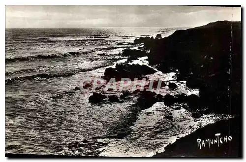 Cartes postales Les Sables d'Olonne Coucher du soleil aux rochers de Saint Nicolas
