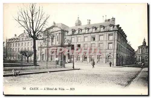 Ansichtskarte AK Caen L'Hotel de Ville